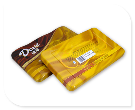 德芙巧克力包裝鐵盒 德芙巧克力包裝鐵盒背面圖