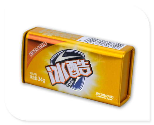 小號壓片糖果鐵罐子 小號壓片糖果鐵罐子側(cè)面圖