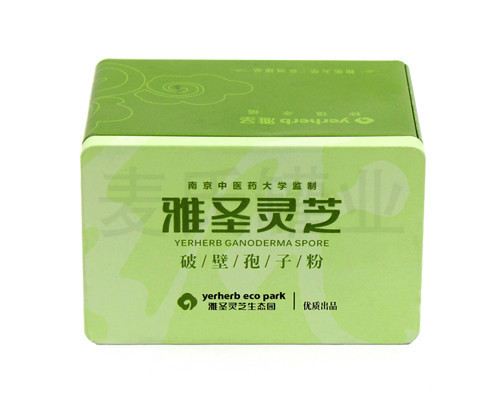 高檔破壁靈芝孢子粉鐵盒