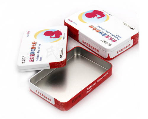 維他命片劑馬口鐵盒